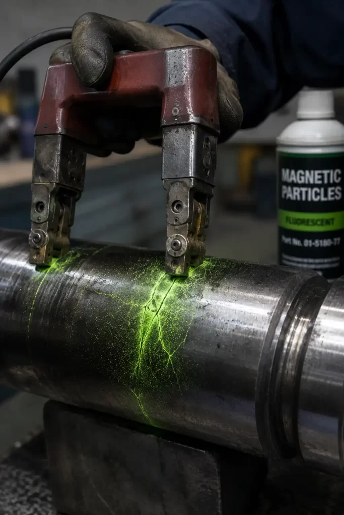 magnetic particle testing